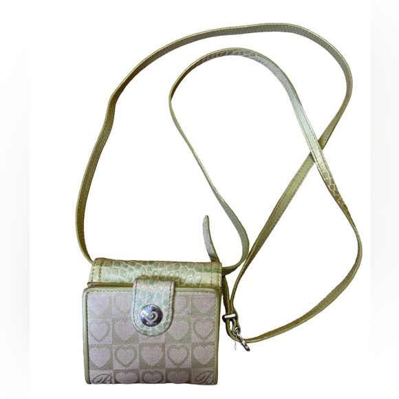 Brighton | Lime Green Crossbody Wallet - Picture 6 of 6